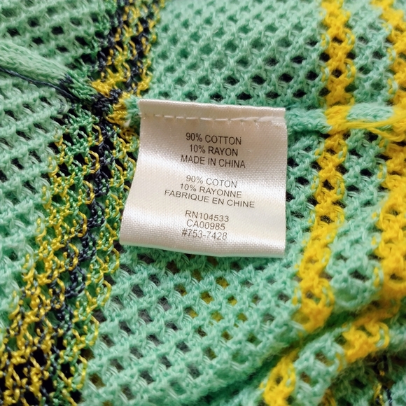 Nanette Lepore Issos Tambourine Mix-Stripe Maxi Dress Size Small Stripe Knit - Picture 7 of 8